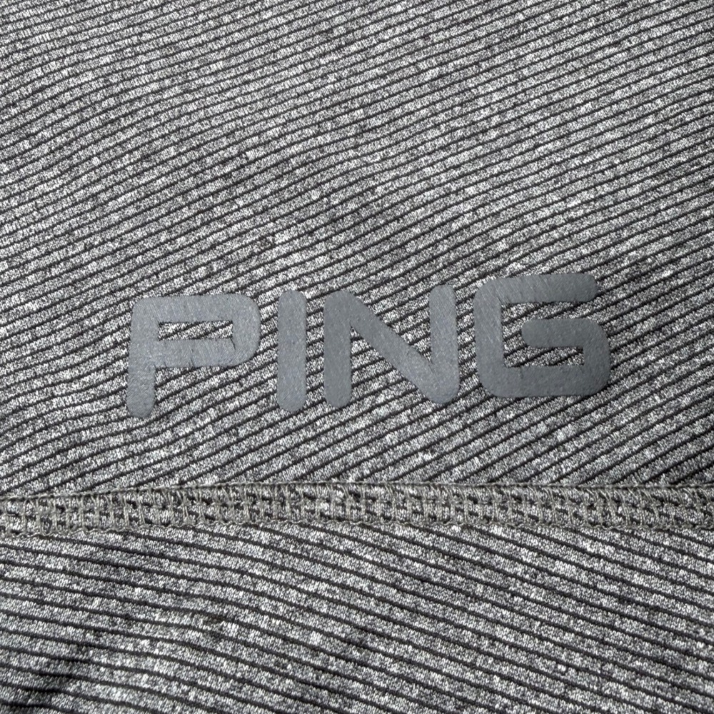 Ping Jacket Ranger Men XL Gray‎ Quarter Zip Sensorcool Ribbed Golf Pullover - Picture 4 of 10